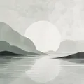 夏禹的抽象风景头像